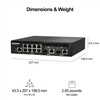 QNAP QSW-M2108R-2C Ethernet Switch - 10 Ports - Manageable - 2 Layer Supported - Modular - 60 W Power Consumption - Optical Fiber, Twisted Pair - Desktop, Rack-mountable - 2 Year Limited Warranty