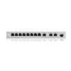 ZYXEL 12-Port Web-Managed Multi-Gigabit Switch Includes 3-Port 10G and 1-Port 10G SFP+ - 11 Ports - Manageable - Gigabit Ethernet, 10 Gigabit Ethernet - 10/100/1000Base-T, 10GBase-X, 10GBase-T - 2 Layer Supported - Modular - Twisted Pair, Optical Fib