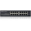 ZYXEL 16-port GbE Smart Managed Switch - 16 Ports - Manageable - Gigabit Ethernet - 10/100/1000Base-T - 2 Layer Supported - 10.20 W Power Consumption - Twisted Pair - Desktop, Rack-mountable, Under Table, Wall Mountable - Lifetime Limited Warranty
