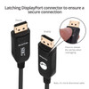SIIG 4K DisplayPort 1.2 AOC Cable - 60M - 196.85 ft Fiber Optic A/V Cable for Audio/Video Device, Monitor, TV, Projector, HDTV, Desktop Computer, Notebook - First End: 1 x 20-pin DisplayPort 1.2 Digital Audio/Video - Male - Second End: 1 x 20-pin Dis
