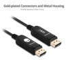 SIIG 4K DisplayPort 1.2 AOC Cable - 60M - 196.85 ft Fiber Optic A/V Cable for Audio/Video Device, Monitor, TV, Projector, HDTV, Desktop Computer, Notebook - First End: 1 x 20-pin DisplayPort 1.2 Digital Audio/Video - Male - Second End: 1 x 20-pin Dis
