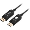 SIIG 4K DisplayPort 1.2 AOC Cable - 60M - 196.85 ft Fiber Optic A/V Cable for Audio/Video Device, Monitor, TV, Projector, HDTV, Desktop Computer, Notebook - First End: 1 x 20-pin DisplayPort 1.2 Digital Audio/Video - Male - Second End: 1 x 20-pin Dis