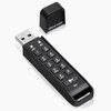 iStorage datAshur Personal2 64 GB | Secure Flash Drive | Password protected | Portable | Military Grade Hardware Encryption | USB 3.0 | IS-FL-DAP3-B-64 - 64 GB - USB 3.2 (Gen 1) Type A - 169 MB/s Read Speed - 111 MB/s Write Speed - Black - 256-bit AE