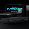 VisionTek VT2900 USB-C Dual System KVM Docking Station with 100W Power Delivery - for Notebook/Desktop PC/Smartphone/Monitor/Keyboard/Mouse - 130 W - USB Type C - 2 Displays Supported - 4K, QHD, Full HD - 3840 x 2160, 2560 x 1440, 1920 x 1080 - 7 x U