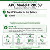 APC UPS Replacement Battery Cartridge - Spill Proof, Maintenance Free Sealed Lead Acid