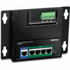 TRENDnet 5-Port Industrial Gigabit Poe+ Wall-Mounted Front Access Switch; 5X Gigabit Poe+ Ports; DIN-Rail Mount; 48 ?57V DC Power Input; IP30; 120W Poe Budget;Lifetime Protection; TI-PG50F - 5-Port Industrial Gigabit PoE+ Wall-Mounted Switch