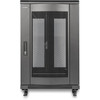 SolidRack R3106 Premium 18U Rack Enclosure Cabinet - 4-Post Adjustable Depth (6" to 34.25") -Includes Doors & Side Panels-1760 lb (800 kgs) Static Load Capacity-Assembled -19" Rack Width -600mm Wide x 1000mm Deep, 18U Enclosure -Floor Standing- Heavy