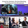 SIIG USB 3.0 HDMI Video Capture Device with 4K Loopout - for On-line Meetings/Training/Gaming and Live Broadcast - USB Capture Card/Adapter - HDMI in & loopout up to resolution 4K60Hz - Records up to 1080p - Audio extraction - H.264 software encoding