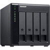 QNAP TL-D400S Drive Enclosure SATA/600 - Mini-SAS Host Interface Tower - 4 x HDD Supported - 4 x SSD Supported - 4 x Total Bay - 4 x 2.5"/3.5" Bay