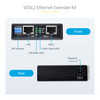 StarTech.com VDSL2 Ethernet Extender Kit, Network Extension Up to 0.6mi (1km), Long Range LAN Repeater over RJ11/CAT5e/CAT6, Up to 300Mbps - VDSL2 Ethernet Extender over UTP/CAT5e/CAT6/RJ11 cabling up to 0.6mi (1km); Network Extender is capable of up