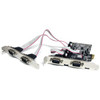 StarTech.com 4 Port PCIe Serial Adapter Card with 16550 - Add 4 RS-232 serial ports to your standard or small form factor computer through a PCI Express expansion slot - 4 port pcie serial card - 4 port rs232 card - 4 port serial adapter - 4 port pci