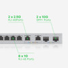ZYXEL 12-Port Web-Managed Multi-Gigabit Switch with 2-Port 2.5G and 2-Port 10G SFP+ - 12 Ports - Manageable - 2 Layer Supported - Modular - Twisted Pair, Optical Fiber - Wall Mountable - Lifetime Limited Warranty