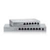 ZYXEL MG-108 Ethernet Switch - 5 Ports - 2.5 Gigabit Ethernet - 2.5GBase-T - 2 Layer Supported - 12.24 W Power Consumption - Twisted Pair - Wall Mountable, Desktop - 5 Year Limited Warranty