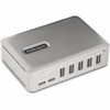 StarTech.com 7-Port USB-C Hub, 5x USB-A + 2x USB-C, Self-Powered w/ 65W Power Supply, USB 3.1 10Gbps Desktop/Laptop USB Hub w/ Charging - 7-Port USB 3.2 Gen 2 (10Gbps) Type-C expansion hub for laptop/desktops (5x USB-A/2x USB-C) - Self-powered with 6