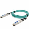 AddOn Fiber Optic Network Cable - 22.97 ft Fiber Optic Network Cable for Network Device - First End: 1 x QSFP+ Network - Male - Second End: 1 x QSFP+ Network - Male - 40 Gbit/s - 1 - TAA Compliant