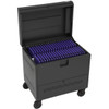 Bretford CUBE Toploader Cart - 4 Casters - 5" Caster Size - Steel - 34" Width x 23" Depth x 33" Height - Mustard - For 40 Devices