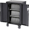 Bretford CoreX Cart - 3 Shelf - 4 Casters - Steel - 29.5" Width x 26" Depth x 44.5" Height - Black - For 45 Devices