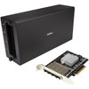 StarTech.com Thunderbolt 3 to 10GbE Fiber Network Chassis - External enclosure - 4 Open SFP+ Ports - This Thunderbolt 3 network adapter connects your Thunderbolt 3 device to a 10GbE network via a PCIe expansion chassis - Thunderbolt 3 10 GbE NIC - Th