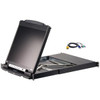 ATEN CL5816NCKIT Dual Rail Rackmount LCD-TAA Compliant - 16 Computer(s) - 19" LCD - 1280 x 1024USB - Daisy Chain - Keyboard - TouchPad - 120 V AC, 230 V AC Input Voltage - PC, Mac, Sun - Metal, Plastic - TAA Compliant