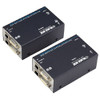 Black Box ServSwitch Wizard SRX DVI-D/USB Extender, Dual-Head - 1 Computer(s) - 1 Local User(s) - 196 ft Range - 3840 x 2400 Maximum Video Resolution - 4 x Network (RJ-45) - 6 x USB - 4 x DVI - 110 V AC, 220 V AC Input Voltage - Rack-mountable