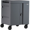 Bretford CUBE Cart - 2 Shelf - Push/Pull Handle - 4 Casters - Steel - 30" Width x 26.5" Depth x 37.5" Height - Topaz - For 36 Devices