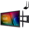 ViewSonic ViewBoard IFP6550-E1 - 4K Interactive Display with WiFi Adapter and Fixed Wall Mount - 350 cd/m2 - 65" - ViewBoard IFP6550-E1 - 4K Interactive Display with WiFi Adapter and Fixed Wall Mount - 350 cd/m2 - 65"
