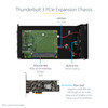 StarTech.com Thunderbolt 3 PCIe Expansion Chassis, External Enclosure Box with 1x PCI-Express Slot, 5K/4K Output Via TB3/DP Ports, TAA - Add an external PCI Express 3.0 x16 slot and a DP connection to a Thunderbolt 3 MacBook or laptop - Add a PCIe ca
