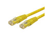 StarTech.com 6ft CAT6 Ethernet Cable - Yellow Molded Gigabit - 100W PoE UTP 650MHz - Category 6 Patch Cord UL Certified Wiring/TIA - 6ft Yellow CAT6 Ethernet cable delivers Multi Gigabit 1/2.5/5Gbps & 10Gbps up to 160ft - 650MHz - Fluke tested to ANS