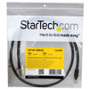 StarTech.com 3ft CAT6a Ethernet Cable - 10 Gigabit Category 6a Shielded Snagless 100W PoE Patch Cord - 10GbE Black UL Certified Wiring/TIA - CAT6a Ethernet Cable delivers 10 Gigabit connection free of noise & EMI/RFI interference - Tested to comply w