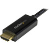 StarTech.com 3ft (1m) Mini DisplayPort to HDMI Cable, 4K 30Hz Video, Mini DP to HDMI Adapter/Converter Cable, mDP to HDMI Monitor/Display - 3.3ft Passive Mini DisplayPort to HDMI cable connects HDMI monitor/display - 4K 30Hz/1080p/7.1 Audio/HDCP 1.4/