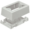 PANDUIT Pan-Way Low Voltage Surface Mount Outlet Box - Mount Box - Electric Ivory - 1