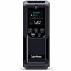CyberPower Intelligent LCD UPS CP1500AVRLCD3 1500VA Mini-tower UPS - Mini-tower - AVR - 8 Hour Recharge - 3 Minute Stand-by - 120 V AC Input - 120 V AC Output - Serial Port - 12 x NEMA 5-15R, 1 x USB Type A, 1 x USB Type C - 6 x Battery/Surge Outlet