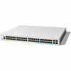 Cisco Catalyst C1300-48T-4X Ethernet Switch - 48 Ports - Manageable - 10 Gigabit Ethernet - 10/100/1000Base-T, 10GBase-X - 3 Layer Supported - Modular - 50.58 W Power Consumption - Optical Fiber, Twisted Pair - 1U High - Rack-mountable