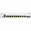 Cisco Catalyst C1200-8P-E-2G Ethernet Switch - 10 Ports - Manageable - Gigabit Ethernet - 1000Base-X, 10/100/1000Base-T - 3 Layer Supported - Modular - 2 SFP Slots - 80.86 W Power Consumption - 67 W PoE Budget - Optical Fiber, Twisted Pair - PoE Port