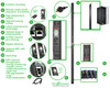 APC by Schneider Electric Rack PDU 9000 Switched, ZeroU, 20A, 208V, (21) C13/C15 & (3) C19/C21, L620 Cord - Switched - IEC 60320 L6-20P - 3 x IEC 60320 C19/C21, 21 x IEC 60320 C13/C15 - 200 V, 208 V - Network (RJ-45) - 0U - Rack-mountable - Tower