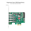 SIIG DP USB 3.0 4-Port PCIe Host Card - PCI Express 2.0 x1 - External - 4 USB Port(s) - 4 USB 3.0 Port(s) - UASP Support - PC