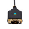 StarTech.com 2ft/60cm 2-Port USB to Serial Adapter Cable, COM Retention, FTDI, DB9 RS232, Changeable DB9 Screws/Nuts, Windows/macOS/Linux - Add two DB9 RS-232 serial ports to a desktop/laptop using a USB-A port; Interchangeable Screws/Nuts; DB9 nuts 