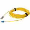AddOn 12m LC (Male) to ST (Male) Yellow OS2 Duplex Fiber OFNR (Riser-Rated) Patch Cable - 100% compatible and guaranteed to work