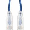 AddOn 8ft RJ-45 (Male) to RJ-45 (Male) Blue Straight Unshielded Twisted Pair PVC Copper Slim Patch Cable - 100% compatible and guaranteed to work