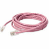 AddOn Cat.6 UTP Patch Network Cable - 3 ft Category 6 Network Cable for Patch Panel, Hub, Switch, Media Converter, Router, Network Device - First End: 1 x RJ-45 Network - Male - Second End: 1 x RJ-45 Network - Male - Patch Cable - 24 AWG - Pink - 1
