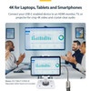 StarTech.com USB C to HDMI Adapter Dongle, 4K 60Hz, HDR10, USB-C to HDMI 2.0b Converter, USB Type-C DP Alt Mode to HDMI Monitor/Display - USB C to HDMI video adapter dongle w/ HDR10 - 4K 60Hz (3840x2160)/1080p/HBR3/18Gbps/2ch Audio/HDCP 2.2 - USB Typ