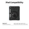 CODi Rugged Carrying Case for 10.2" Apple iPad (Gen 7, 8, 9) Tablet - Black - Drop Resistant, Shock Resistant, Bump Resistant, Shock Absorbing - Polycarbonate, Silicone, Neoprene Body - Shoulder Strap, Hand Strap