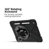 CODi Rugged Carrying Case for 10.2" Apple iPad (Gen 7, 8, 9) Tablet - Black - Drop Resistant, Shock Resistant, Bump Resistant, Shock Absorbing - Polycarbonate, Silicone, Neoprene Body - Shoulder Strap, Hand Strap