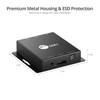 SIIG HDMI 2.0 to DisplayPort 1.2 Converter with Audio Extractor - Compliant with HDCP 1.4/2.2 - 18Gbps Video bandwidth - High performance HDMI to DisplayPort Adapter - Convert the HDMI 4K60Hz to DisplayPort 4K60Hz video only - support 3.5mm 2 Channel