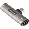 StarTech.com USB C Audio & Charge Adapter, USB-C Audio Adapter with 3.5mm Headset Jack and USB Type-C PD Charging, For USB-C Phone/Tablet - USB C audio / charge adapter w/ 3.5mm TRRS audio & 60W USB-C power delivery 3.0 pass-through - Bus-power - USB