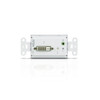 ATEN DVI Over Cat 5 Extender Wall Plate-TAA Compliant - 1 Input Device - 1 Output Device - 196.85 ft Range - 4 x Network (RJ-45) - 1 x DVI In - 1 x DVI Out - Full HD - 1920 x 1080 - Wall Mountable