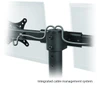 SIIG Triple Monitor Desk Stand - 13" to 27" - 13" to 27" Screen Support - 66 lb Load Capacity - Flat Panel Display Type Supported - 19.5" Height x 53.5" Width x 13.5" Depth - Desktop - Steel - Black