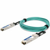 AddOn Fiber Optic Network Cable - 32.80 ft Fiber Optic Network Cable for Network Device - First End: 1 x QSFP+ Network - Second End: 1 x QSFP+ Network - 40 Gbit/s - 1 - TAA Compliant