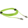AddOn 2m LC (Male) to LC (Male) Lime Green OM5 Duplex Fiber OFNR (Riser-Rated) Patch Cable - 100% compatible and guaranteed to work
