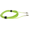 AddOn 2m LC (Male) to LC (Male) Lime Green OM5 Duplex Fiber OFNR (Riser-Rated) Patch Cable - 100% compatible and guaranteed to work